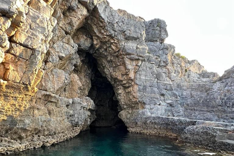 Lindos, Pefkos: Crociera in barca con nuoto e snorkeling tutto inclusoCrociera in barca da Kiotari