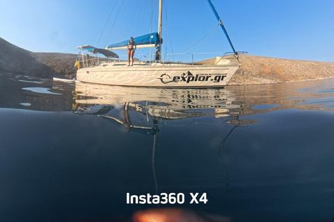 Private Sailing Cruise to Caves & Beaches for SUP & Lunch Private Cruise: Secret Beaches, Caves with Meal Drinks & SUP