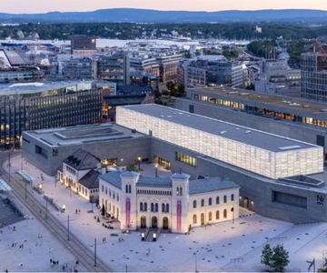 Oslo: Entrada al Museo Nacional de Arte, Arquitectura y Diseño
