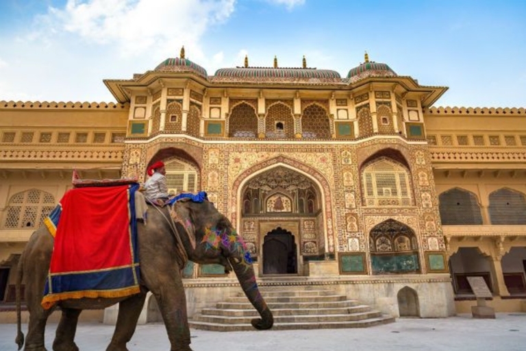 Jaipur: Private Full-Day City Tour By Private Car this option include private car + Guide + Lunch & Entrance