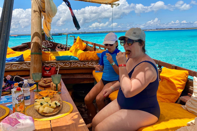 Zanzibar: Private Sunset Dhow Dinner Cruise & Transfers