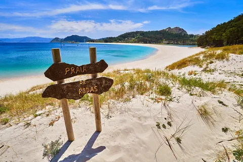 Portonovo: Ferry a las Islas Cíes y Playa de Rodas