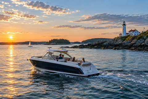 Portland: Casco Bay Island Yoga & Wine Tasting Tour Private Sebago Lake Boat Tour (Inquire for other times)