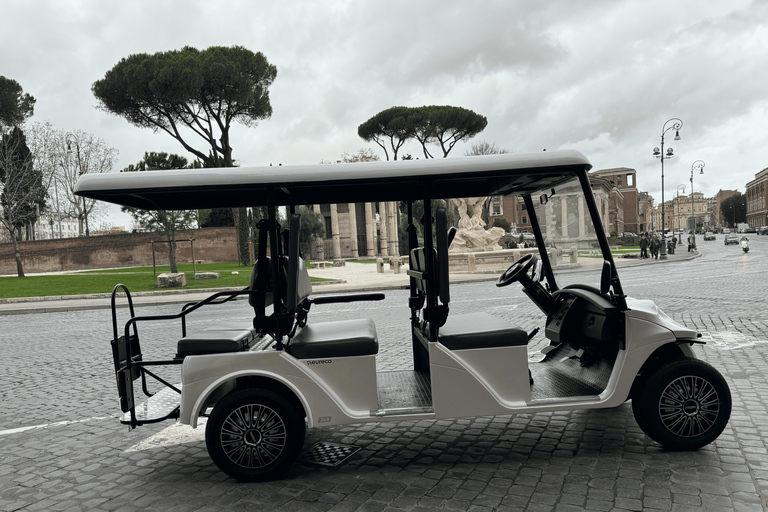 Rome: Explore Top Attractions by Exclusive Golf Cart Tour Private Golf Cart: Explore Top Attractions in Rome