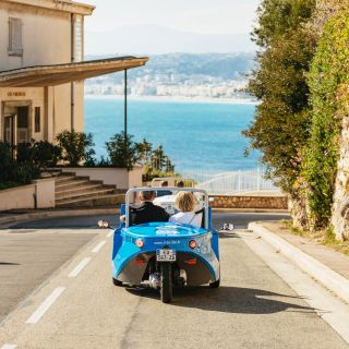 Vanuit Nice: mooie rit van 2 uur in voertuig met 3 wielen