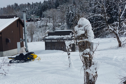 Nagano: Winter Holiday Snowmobiling in Nozawa Onsen Area