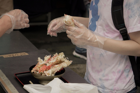 Tokio: Tour a pie gastronómico y cultural del Mercado de Pescado de Tsukiji