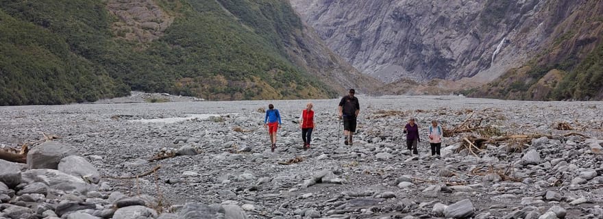 Franz Josef : Promenade guidée au belvédère du glacier François-Joseph