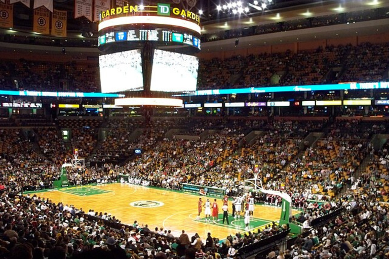 Boston: Boston Celtics Basketball Game Ticket at TD Garden Lower Baseline