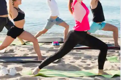 Sa Rapita / Es Trenc: Vinyasa-yogaklasse på stranden
