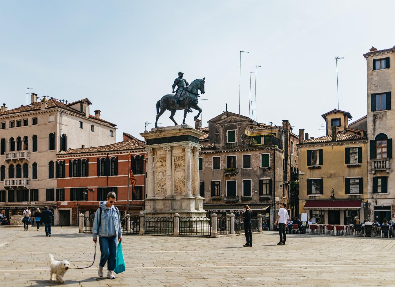 Venedig: Rialto-markedets mad- og vintur ved frokosttid