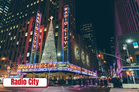 NYC: Wycieczka z przewodnikiem „City Lights &amp; BroadwayNYC: Wycieczka rowerowa z przewodnikiem „Światła miasta i Broadway” 90 minut