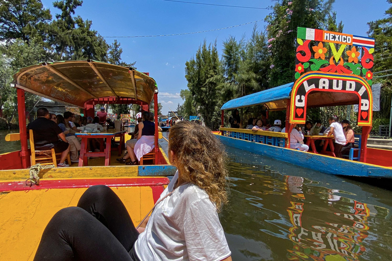 Cidade do México: Festa da Trajinera de Xochimilco com bebidas e tacos