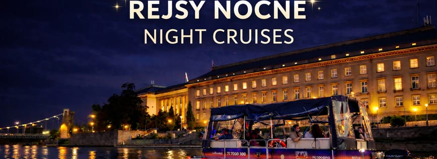 Wrocław : billet pour la croisière nocturne dans la vieille ville