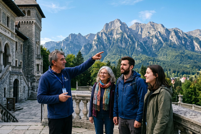3 Transylvanian Castles: Wednesday, Peles & Dracula + Brașov COACH TOUR Audio guides in 24 languages