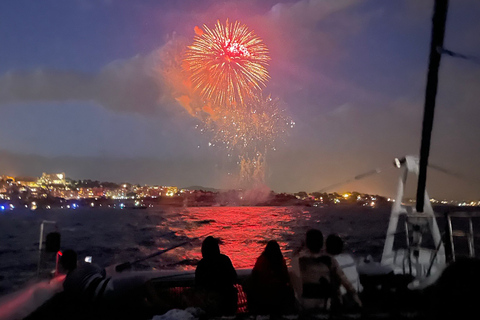 Tarragona's Fireworks Sail Catamaran