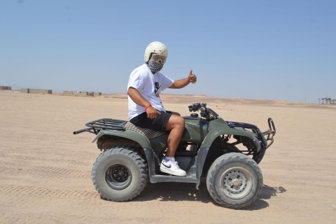 Hurghada: Safari 5*1 Quad, Sternenbeobachtung, Ausritt mit AbendessenHurghada Quad Bike Tour mit Sternenteleskop und Abendessen