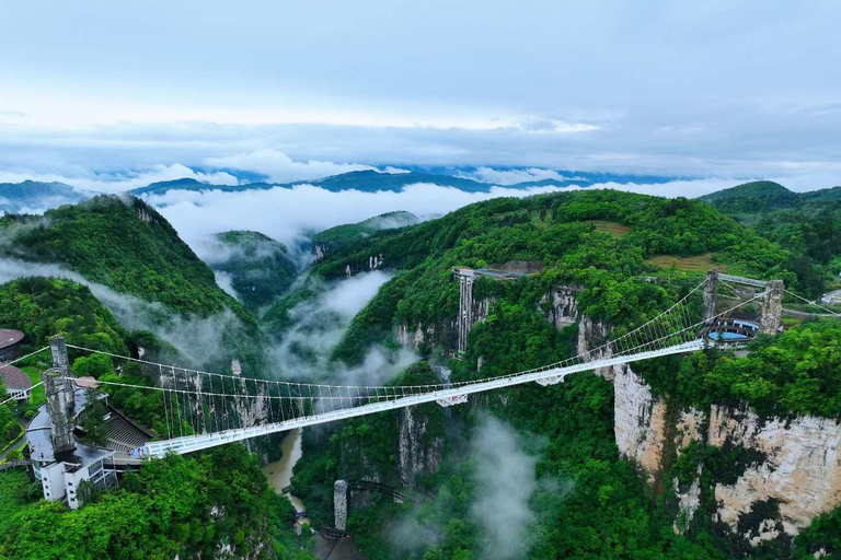 Zhangjiajie: 2-Day Tour with Glass Bridge & Tianmen Mountain 2-Days Panoramic Tour: Mt Avatar,Glass Bridge,Mt Tianmen