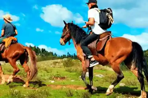 Przejażdżka konna przez Sacsayhuaman Qenqo-Cusco