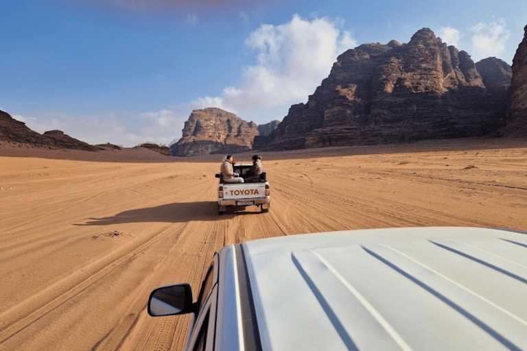 Amman: Wadi Rum Private Transfer, Jeep Tour, Dinner & Stay Amman:-Private Tour, 1 Day 1 Night, Petra, Wadi Rum, Return