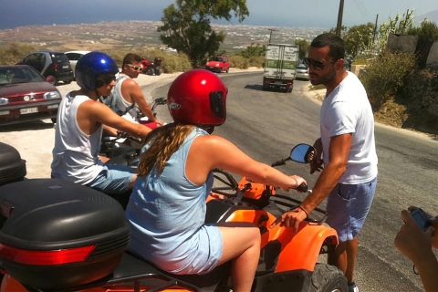 Santorini: Hele dag quad of buggy met hoteltransfer4-persoons Buggy Verhuur