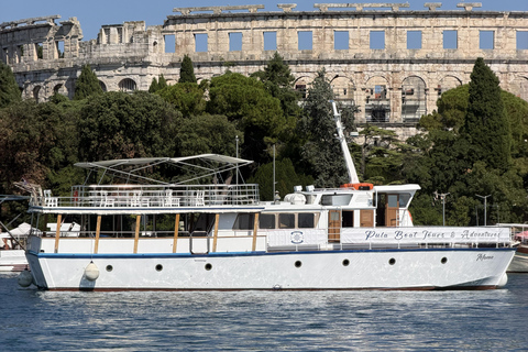 Pula: Red Island, Brijuni & Rovinj Full-Day Boat Cruise