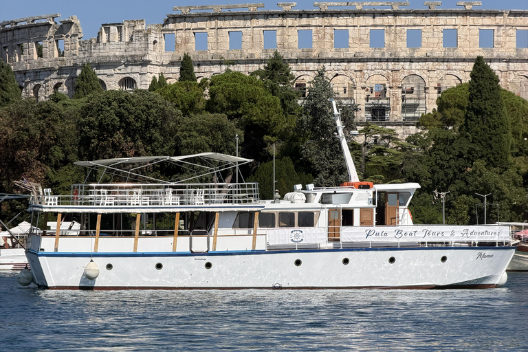 Pula: Red Island, Brijuni & Rovinj Full-Day Boat Cruise