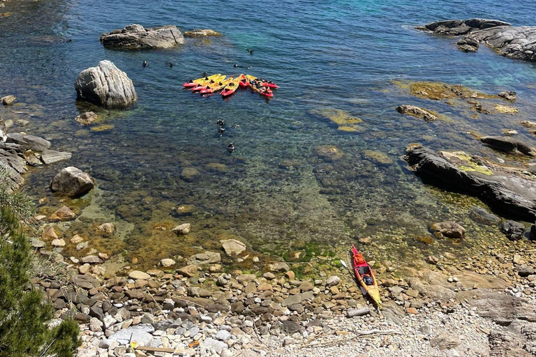 From Barcelona: Costa Brava Kayak & Snorkel Tour with Picnic From Barcelona: Costa Brava Kayaking and Snorkeling Day Trip