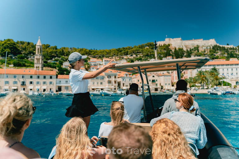 Split: Blauwe Grot, Hvar &amp; 5 Eilanden Reis met toegangsbewijsGroepsreis vanuit Split