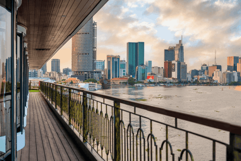 Ho Chi Minh City: Sunset Cyclo and Dinner Cruise Tour Sunset Cyclo and Premium Dinner Cruise