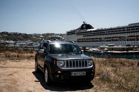 Mykonos: Vliegveld en Haven Transfer Service - Jeep Renegade