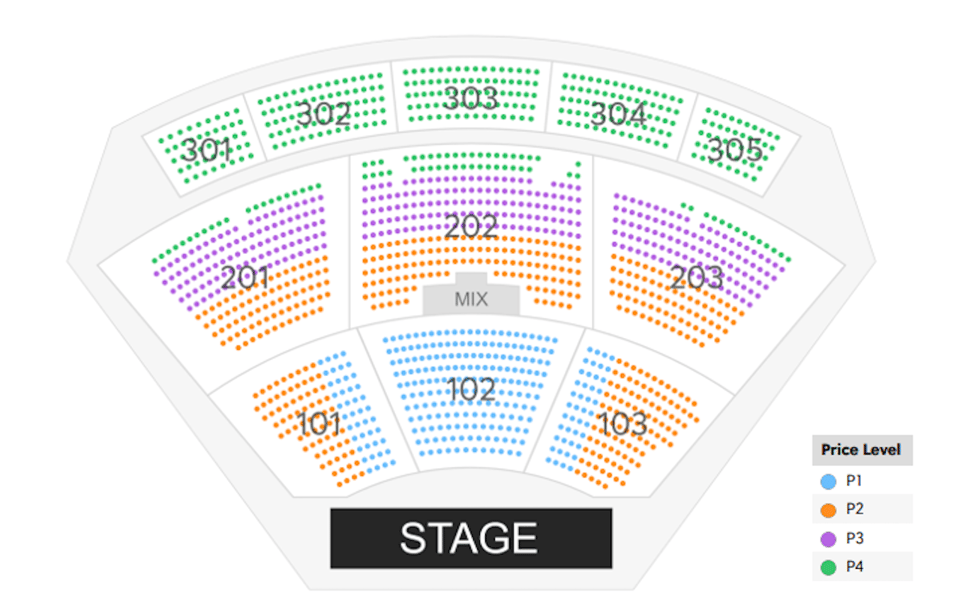 The Axis At Planet Hollywood Interactive Seating Chart | Cabinets Matttroy