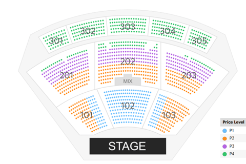 Las Vegas : Criss Angel MINDFREAK® Show au Planet HollywoodMINDFREAK® Magic Show P1 Seat Section - Full Price