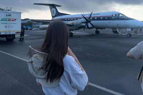 From Zanzibar: Mikumi Safari Day Trip with Flights and Lunch Mikumi Shared Safari without hotel transfer
