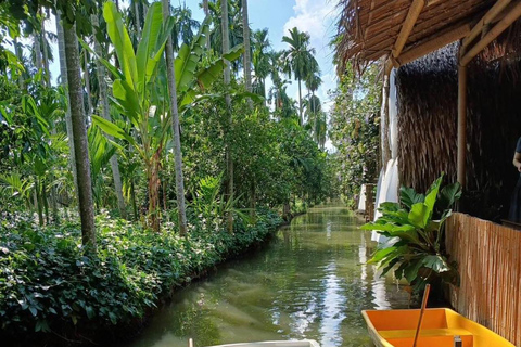 Bangkok: drijvende markt, Wat Sam Phran en cafés tourBangkok: Drijvende markt, Wat Sam Phran &amp; cafés tour