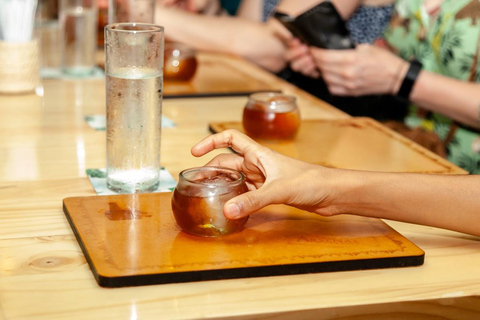 Dégustation de rhum colombien et de chocolat