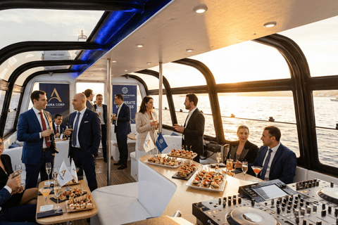Lisbon Team Building Sunset Cruise – Drinks & Fun on Boat