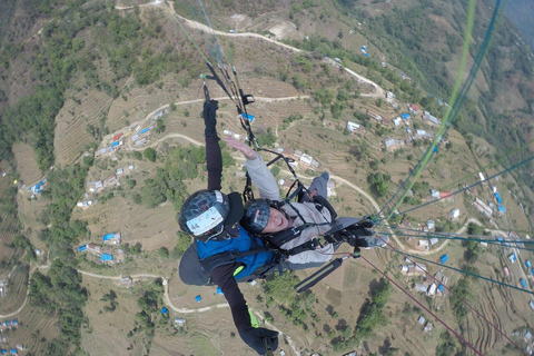 Paragliding in Kathmandu with hotel pickup and Drop From 80 kg to 90 kg weight