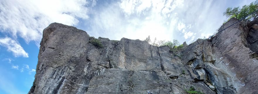 Journée complète d'escalade dans les Andes près de Santiago