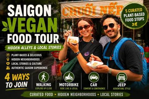 Saigon Vegan Food Tour: Hidden Alleys & Local Stories - Image 2