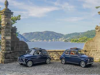 Lake Como: Classic Fiat 500 Car Rental 4h/8h/24h + Delivery