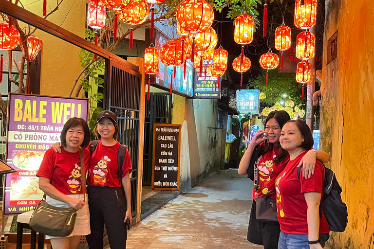 Hoi An hiden food evening adventure Group tour