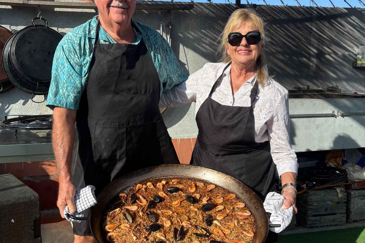 Barcelona: Rooftop Paella Cooking Masterclass