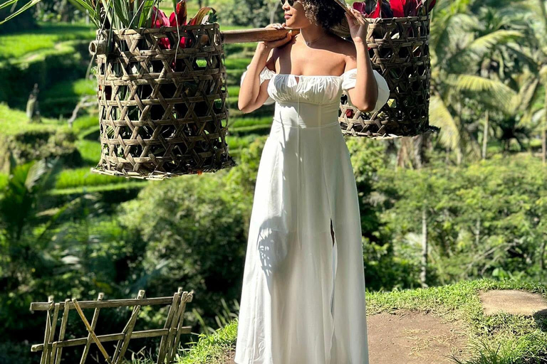 Ubud: Private Half-Day Tour Rice Terrace, Temple & Waterfall Private Half-Day Tour (With Entrance Tickets)