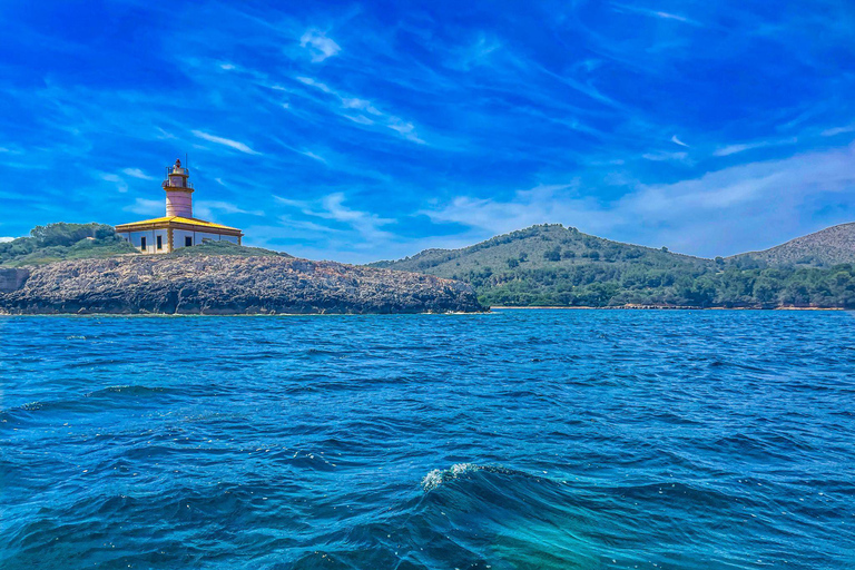 Can Picafort: Dolphin Watching Boat Tour with Swimming&caves Can Picafort: Dolphin Watching Boat Tour with Swimming stop