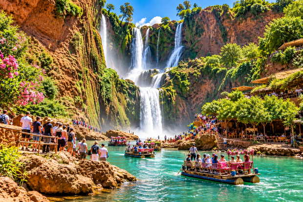 Marrakech: Cascate di Ouzoud, guida, barca e pranzo opzionale