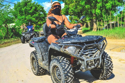 ATV-Abenteuer am Strand von Macao, in der Cenote und auf dem Land