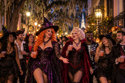 Savannah: Halloween Drag Queen Bar Crawl & Ghost Tour