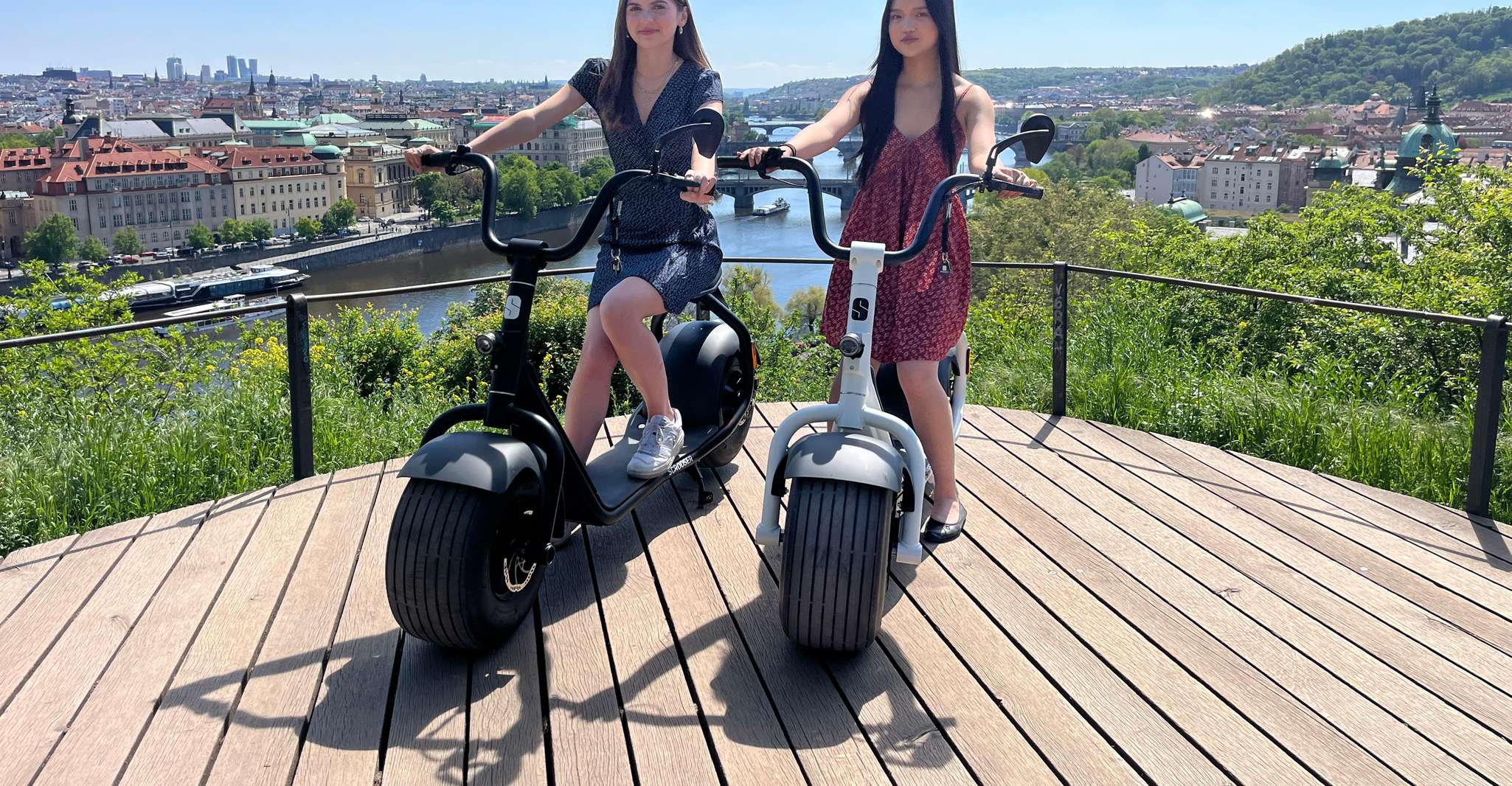 Prague: Fat Tire or Regular Scooter Tour with A Local Guide