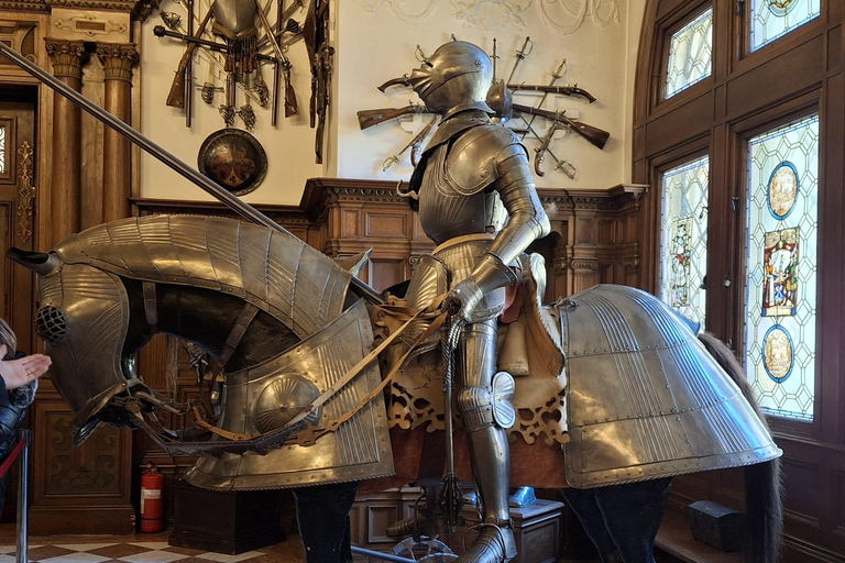 MINIVAN Dracula Castle, Peleș Castle & Wednesday 3 CASTLES Audio Guide 24 Languages